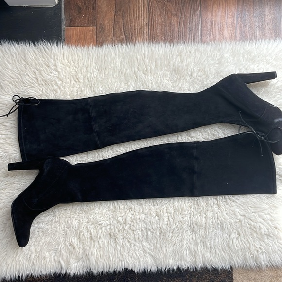Stuart Weitzman Highland in Black. New without box. Size 9M - Picture 5 of 11